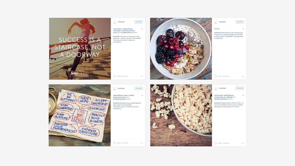 bmiSMART: Instagram Content Generation