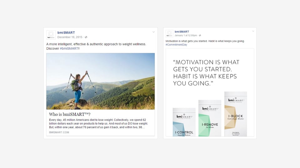 bmiSMART: Facebook Content Curation Examples 