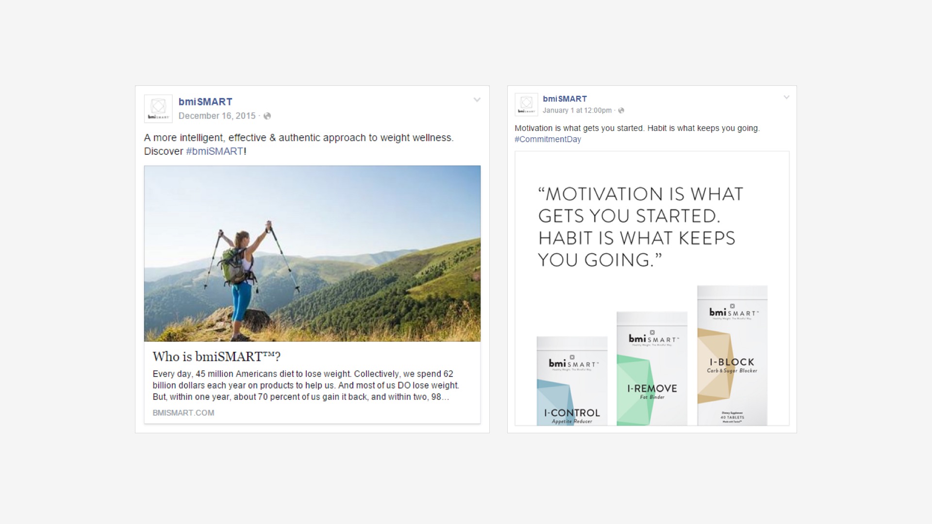 bmiSMART: Facebook Content Curation Examples 